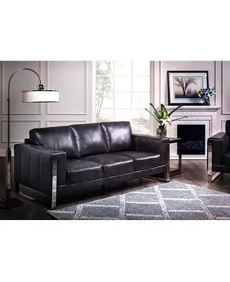 Instant Buy Nivry Leather Sofa