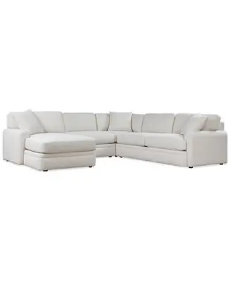 Best Choice Brendy 4-Pc. Fabric Chaise Sectional