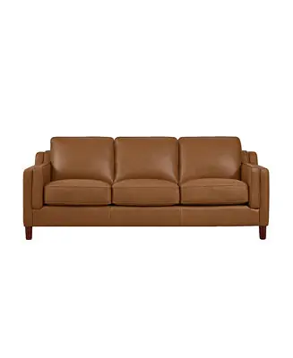 Get Yours Bella 84" Top Grain Leather Sofa Couch