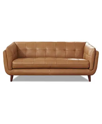 Solana 88" Top Grain Leather Sofa Best Seller