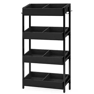 Limited Offer Wood Fruit and Vegetable Basket Stand Rack for Kitchen, Store, Supremarket