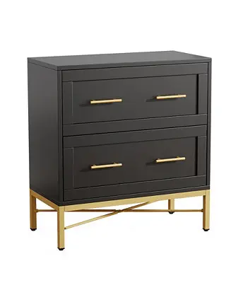 Set of 2 Narrow End Table, Farmhouse Sofa Side Table with 2-Tier Storage Shelf and Heavy Duty Base for Living Room Same Day Shipping