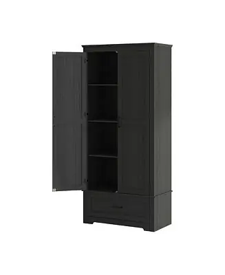 Spacious Kitchen Storage Cabinet with Shelves for Pantry and Kitchen Organization Original
