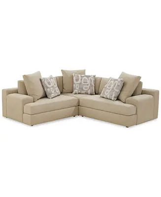 Klarke 3-Pc. L Sectional Warranty Included