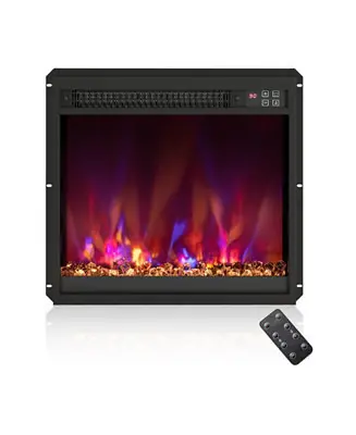 Must Have 18 Inch 1500W Electric Fireplace Insert with Remote Control