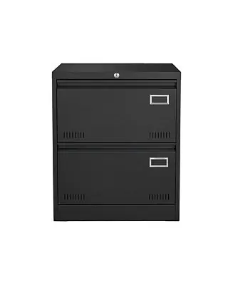 Free Returns Filing Cabinet Lateral File Cabinet 2 Drawer with Lock Metal File Cabinets Three Drawer Office Cabinet for Legal/Letter/A4/F4