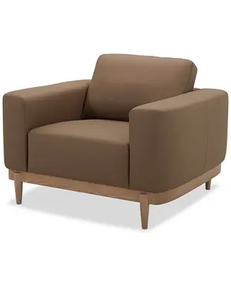 Jharli Leather Accent Chair Exclusive