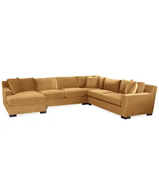 Discount CLOSEOUT! Marristin 148" 4-Pc. Fabric Chaise Sectional