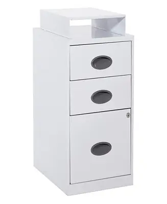 Office Star 27.75" 3 Drawer Locking Metal File Cabinet Big Sale