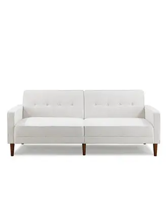 80" Faux Fur Camden Convertible Sofa Bed Brand New