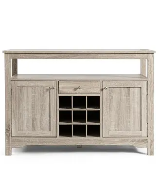 Buffet Server Sideboard Wine Cabinet Console Table Grey Home Limited Time