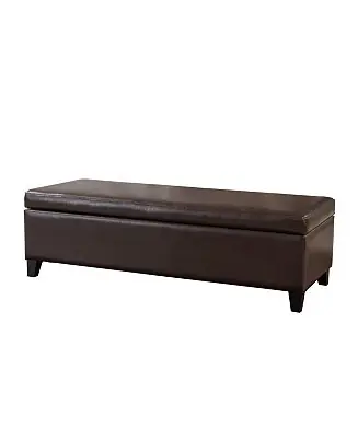 High Quality York Bonded Storage Ottoman Bench