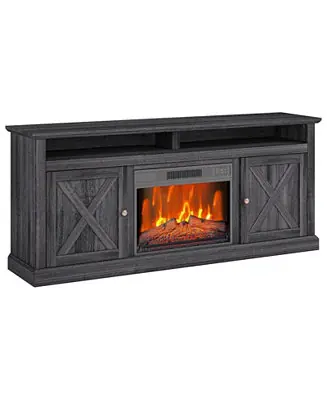 Farmhouse Electric Fireplace TV Stand for TVs up to 65 Inch Modern