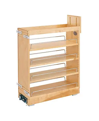 Luxury 8'' Pullout Kitchen Cabinet Organizer Soft-close, 448-BCBBSC-8C