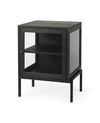 Rustic Solid Wood Square End Table – Natural Grain Finish Next Day Delivery