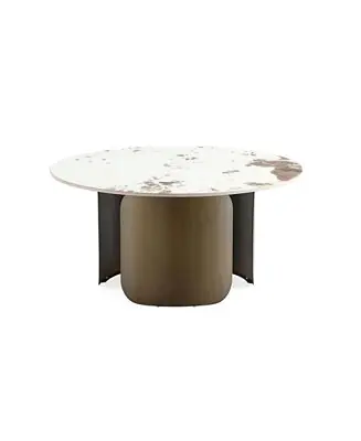 Monica 31.49" Modern Sintered Stone Top Coffee Table Popular