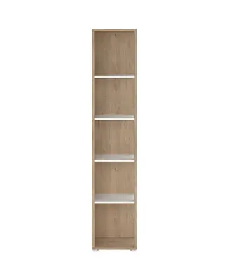 80.59" High 5 Shelf Narrow Bookcase New Release