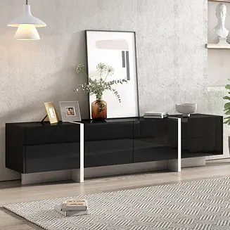 New Release Modern Rectangle TV Stand for TVs Up To 80"