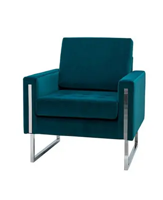 Elastus Modern Club Chair with Metal Legs Best Choice