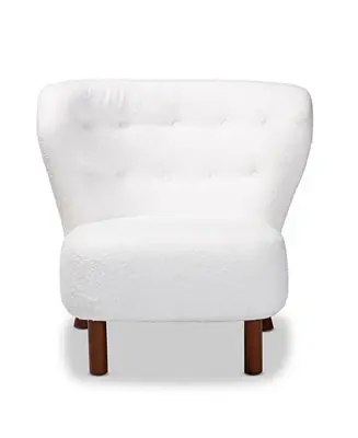 Discount 31" Upholstered Finished Wood Cabrera Modern and Contemporary Accent Chair