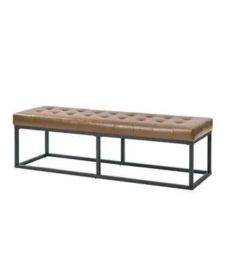 Markdown Amalia Mid-century Modern Bench with Button-tufted