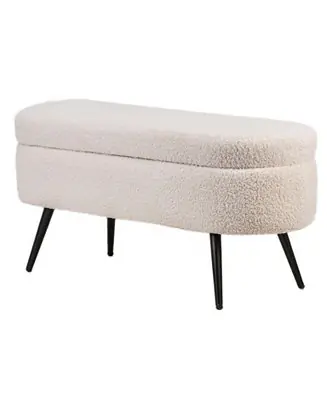 Last Chance - Mustard Yellow Velvet Storage Bench Modern Design Style Upholstery Entry