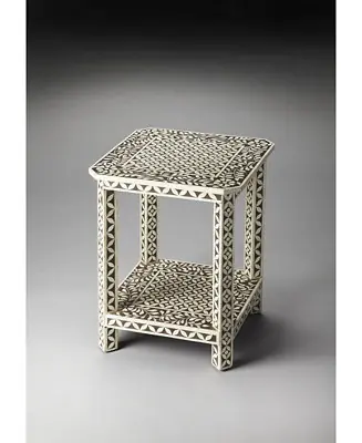 Super Sale Amelia Bone Inlay Side Table