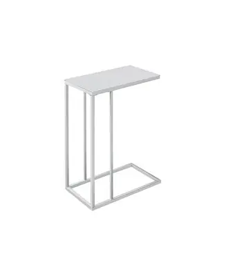Limited Offer Tempered Glass Accent Table with Sturdy Metal Base