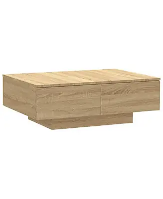 Mega Sale Coffee Table Sonoma Oak 35.4"x23.6"x12.2" Engineered Wood