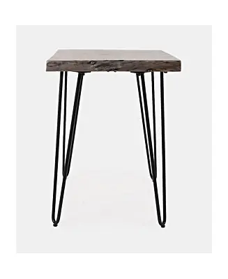 Nature's Edge Chairside Table – 1 Pc, Solid Acacia Wood, Compact Accent Table for Living Room or Bedroom Trending