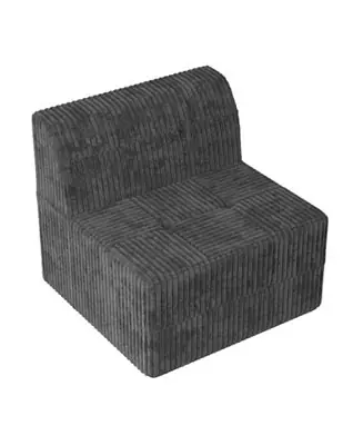 Modern Corduroy Couch Single-Seat Sectional Sofa Limited Edition