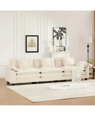 Streamdale Cloud Couch: Flexible, Modular Chenille Sofa for Ultimate Comfort Luxury