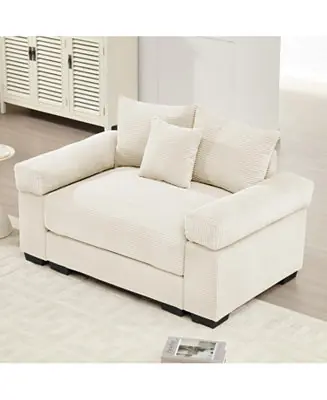 No Minimum Order Oversized Cloud Modular Sectional Couch, Soft Corduroy