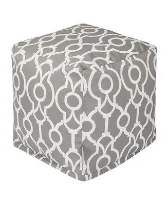 Hot Picks Athens Ottoman Pouf Cube 17" x 17"
