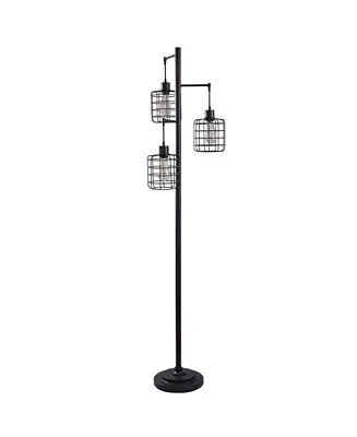 StyleCraft Steel Floor Lamp Crafted