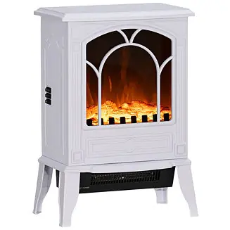 Editor’s Pick Electric Fireplace Stove with Overheat Protection 750W/1500W,