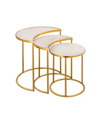 Cheap Crescent Nesting Tables, Set of 3