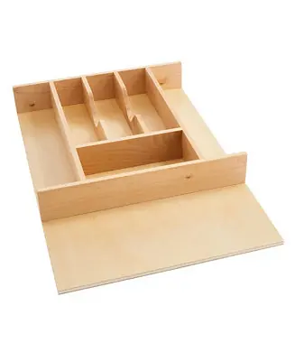7 Cutlery Compartment Tray Cabinet Insert Trim to Fit, Maple, 4WCT-1 Top Pick