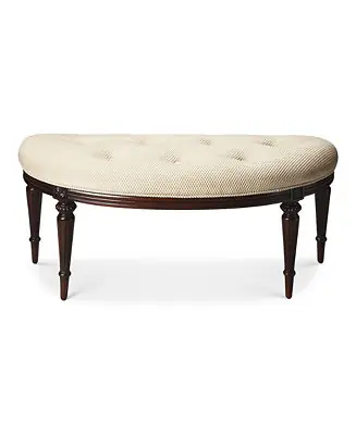 Latest Tamara Cherry Demilune Bench