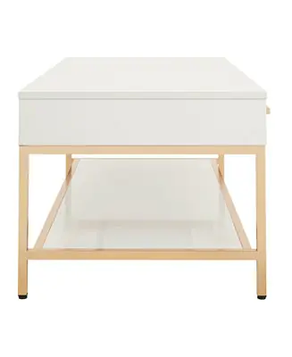 Free Delivery Alios End Table with Gold Chrome Plated Base