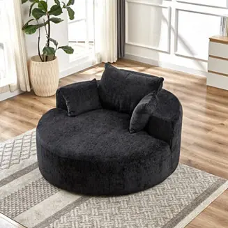 Clearance Streamdale Chenille Sofa Sleeper, 55'', Assembly-Free, Modern Lounge Chair