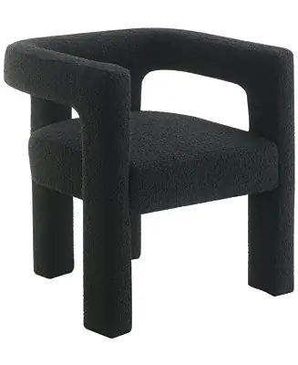 Mandy 28" Boucle Fabric Dining Chair Trending