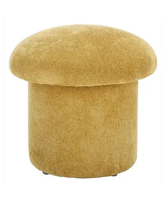 Dreid Round Top Ottoman Crafted