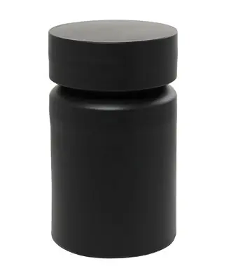 18" Metal Drum Accent Table Today Only