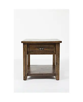 Shop Now Artisan's Craft Rustic Farmhouse Distressed Solid Wood End Table