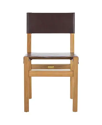 Single Piece Wood, Leather Romee Dining Chair Shop Now