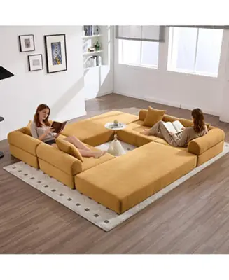 Streamdale Convertible Folding Sofa Bed with Pillow Back Handrail Top Pick