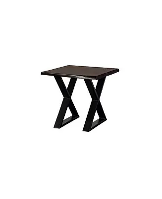 Manzanita End Table – 1 Pc, Solid Sheesham Wood, Live Edge Design, Chairside Accent Table for Living Room or Bedroom Holiday Sale
