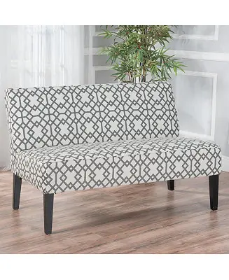 Dejon Modern Loveseat Crafted