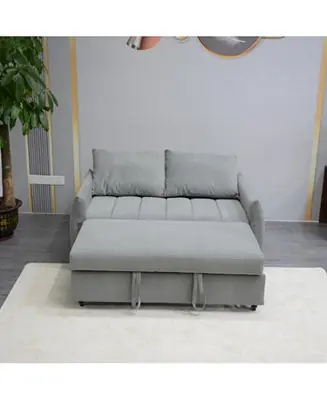 Convertible Velvet Sleeper Sofa Bed Authentic